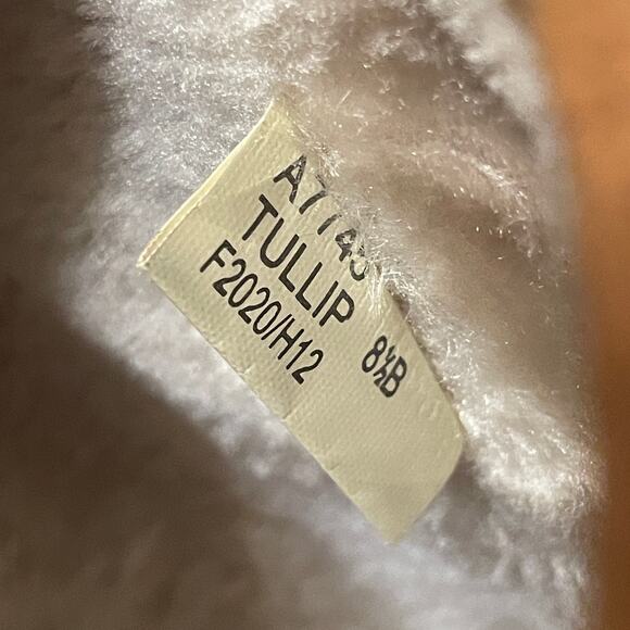 Coach Tulip Tullip Boots 8.5 | Honey Tan Suede Leather Fur, Signature C Embossed - Picture 8 of 11